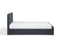 RENNES - Bed met opbergruimte - Donkergrijs - 160x200 cm - Polyester