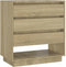 vidaXL - Dressoir - 70x41x75 - cm - bewerkt - hout - sonoma - eikenkleurig