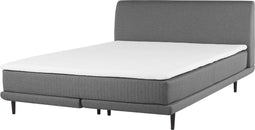 MADAME - Boxspring - Grijs - 140 x 200 cm - Polyester