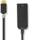 Nedis USB-C - Netwerkadapter - USB 3.2 type-C naar RJ45 - 1Gbps