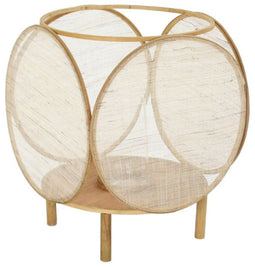 Lykta DKD Home Decor Kristal Natuurlijk Bruin Bamboe Orientaals 42 x 42 x 55 cm