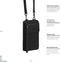 Leren Telefoontasje Zwart Malaga