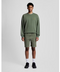 Lyle & Scott 1874 Crew Neck - Oversized Sweatshirt - Cactus Green - XXL