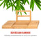 Bamboe Badplank - Verstelbaar 50-92 x 18 x 4 cm - Boekensteun en Tablethouder - Incl. Bekerhouders