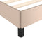 vidaXL - Bedframe - zonder - matras - 120x190 - cm - kunstleer - cappuccinokleurig