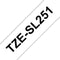 Brother TZe-SL251 - Printerlabel - Zwart op wit