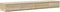 vidaXL - Ligbeden - in - Sonoma - Eik - - - 135 - x - 36.5 - x - 16.5 - cm - - - Gemaakt - van - samengesteld - hout