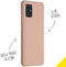 Accezz Samsung Galaxy A51 - Liquid Silicone Backcover - Krasbestendig Schokbestendig - Roze