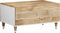 vidaXL - Salontafel - 80x50x40 - cm - massief - mangohout