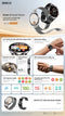 REMAX WATCH21 - SmartWatch - Ultradun Roestvrij staal 316 - 1,43 inch AMOLED-display