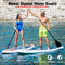 SereneLife SUP board - Antislip Opblaasbare Paddle Board met Peddel, Pomp, Leash en Accessoires