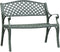 vidaXL - Tuinbank - 102 - cm - gietaluminium - groen