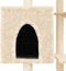 vidaXL - Kattenmeubel - met - sisal - krabpalen - 131 - cm - crèmekleurig