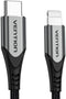 Vention - USB C naar Lightning Oplaadkabel - MFi C94 certificaat 2 m Zwart