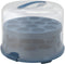 Rotho Rotho Fresh Taartdoos XL + Cupcake-Houders 35.5x34.5x26 cm Horizon Blauw/Transparant