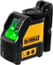 DeWALT DW088CG Zelfnivellerende kruis lijnlaser in koffer - 2 lijnen - 15m - Groen