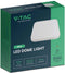 V-TAC VT-8630W-SQ LED vierkante plafonnière - 420mm - IP44 - Wit - 48W - 5160 Lumen - 3000K