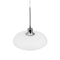 Dyberg Larsen AVA Pendant - Hanglamp D31 cm - Opal glas met chroom