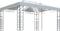 vidaXL - Prieel - met - LED-lichtslinger - 4x3x2,7 - m - wit