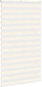 vidaXL - Zebra - rolgordijn - 135x230 - cm - stofbreedte - 130,9 - cm - marmerbeige