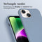 iMoshion Hoesje Geschikt voor iPhone 14 Hoesje Met Koord - iMoshion Color Backcover met afneembaar koord - Blauw