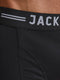 JACK&JONES PLUS JACSENSE TRUNKS - Boxershorts - 3-pack - Zwart (3-pack)