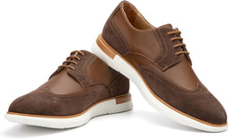 JITAI Heren Oxford Schoenen – Leren Business Schoenen – Elegante Veterschoenen – Maat 44