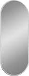 vidaXL - Wandspiegel - 50x20 - cm - ovaal - zilverkleurig