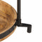 vidaXL - Bijzettafel - Ø55x60 - cm - massief - mangohout