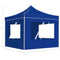 vidaXL - Partytent - inklapbaar - met - wanden - 3x3 - m - aluminium - blauw