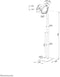 Neomounts FL15-625WH1 - Tablet vloersteun - 360° rotatie +20°/-110° kanteling - Wit