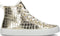 Guess Elga - Hoge sneakers - Metallic leer met krokodillenprint - Goud