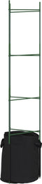 vidaXL - Tomatenkooien - met - plantenzak - 8 - st - 154 - cm - staal - en - polypropeen