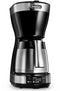 DeLonghi ICM 16731 - Filter Koffiezetapparaat - Warmhoudfunctie Zwenkfilter - Zwart/Zilver