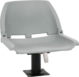 vidaXL - 2-delige - Bootstoelenset - inklapbaar - 48x51x41 - cm - grijs