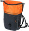 Basil Miles Fietsrugzak Nordlicht - Fietstas en Rugtas - Waterdicht Tarpaulin - Zwart - 13 Liter
