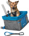 Kurgo Heather Booster Seat - Hondenautoaccessoire - Waterdicht - Antraciet Blauw
