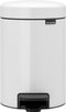 Brabantia NewIcon - Prullenbak - 3 liter - Wit