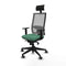 Bureaustoel met hoofdsteun Piqueras y Crespo 1D066G1 Smaragdgroen