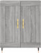 vidaXL - Dressoir - 69,5x34x90 - cm - bewerkt - hout - grijs - sonoma - eikenkleurig