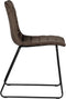 PoleWolf - Ripple stoel - Velvet - Espresso - Set van 4