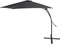 Feel Home - Grote zweefparasol - 3 Meter - Donkergrijs