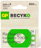 GP GPRCK85AAA099C4 - Oplaadbare AAA NiMH-batterij - 850 mAh - Duurzaam (2 stuks)