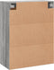 vidaXL - Wandkast - 69,5x34x90 - cm - bewerkt - hout - grijs - sonoma - eikenkleurig