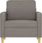 Fauteuil 60 cm stof taupe
