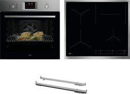 AEG MM300BSPI - Inbouwset Heteluchtoven Inductiekookplaat - A++ 72L