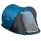Dunlop Pop Up Tent - 2 Persoons - Snelle opzet - Blauw/Grijs