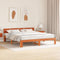 vidaXL - Bedframe - met - Hoofdbord - Gewaxed - Bruin - 180x200 - cm - Massief - Grenenhout