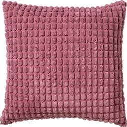 Dutch Decor ROME - Sierkussen 45x45 cm - 100% polyester - effen kleur - Heather Rose - roze - Inclusief binnenkussen