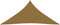 vidaXL - Zonnezeil - 160 - g/m² - 3,6x3,6x3,6 - m - HDPE - taupe